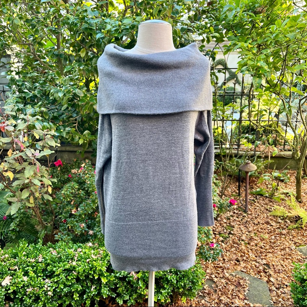 NWOT Ella Moss Off the Shoulder Tunic Sweater Sz S - Picture 2 of 11